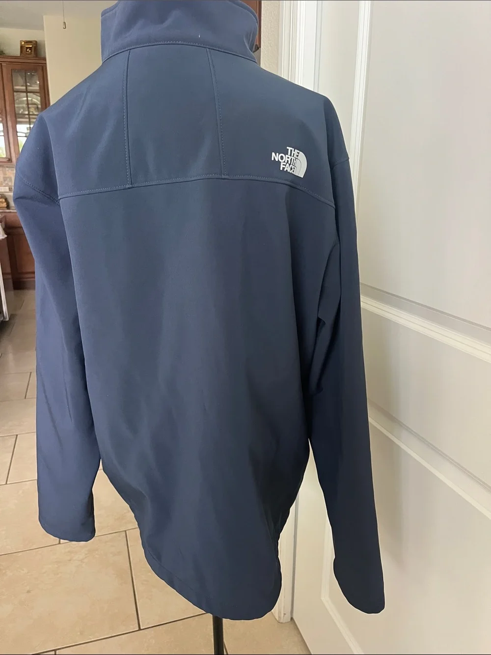 EUC The North Face Apex Barrier navy blue full zip jacket size XL